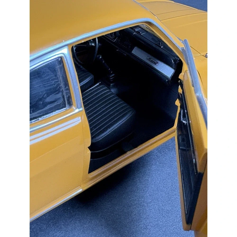 Revell Opel Kadett LS Coupe 1:18 Diecast Model Car Yellow w/ Box Display Base